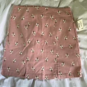 NWT Aeropostale Pink Floral Skirt